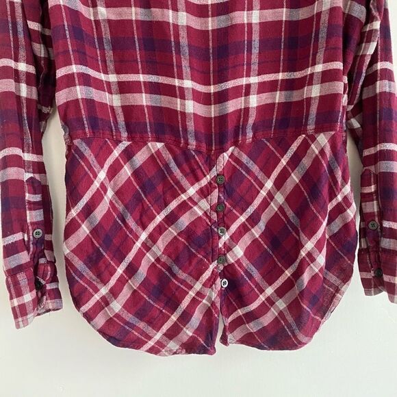 Lucky Brand Red Flannel Button Down - Picture 5 of 5
